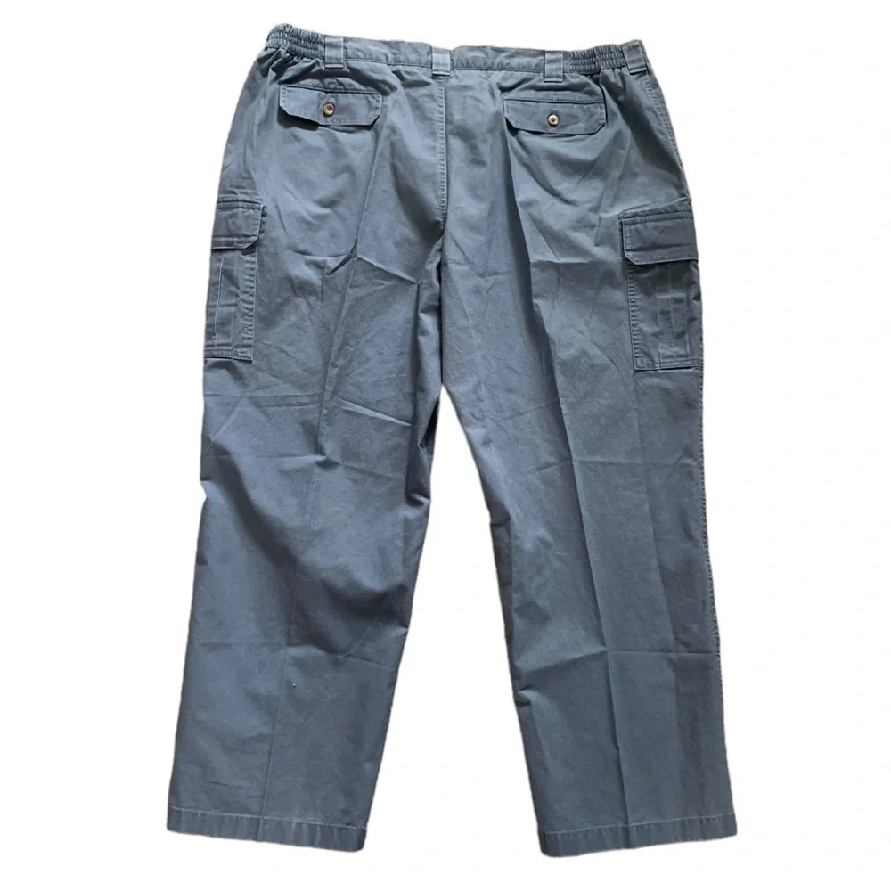 L.L. Bean Vintage New Old Stock Tropic Weight Cargo Comfort Waist Pant In Indigo